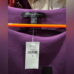 Banana Republic Rich Purple Knit Top